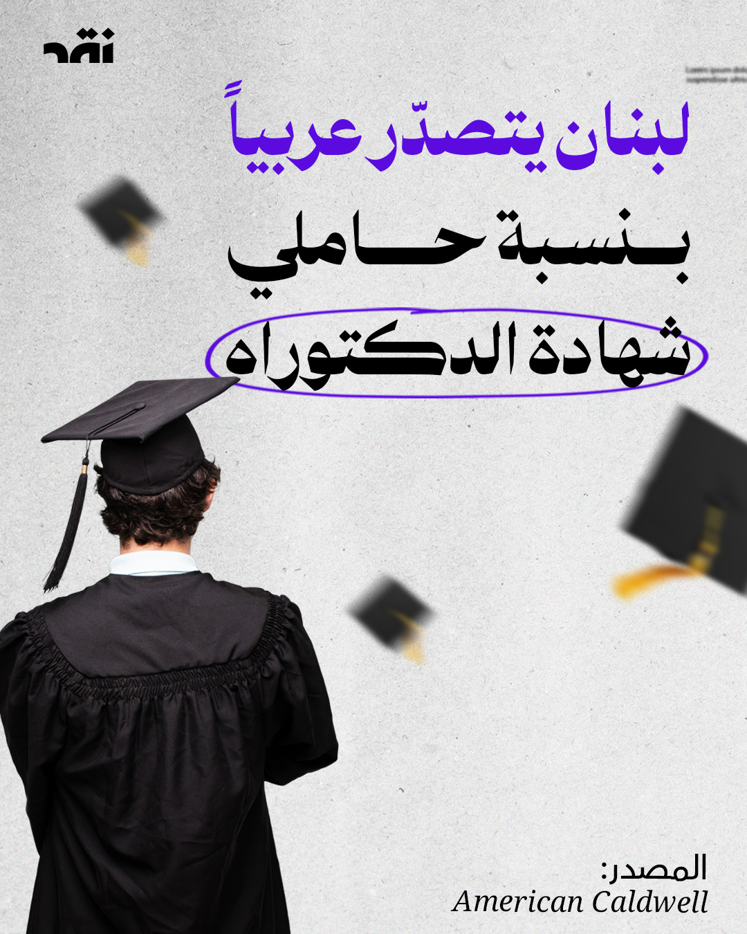 لبنان يتصدّر عربياً بنسبة حاملي شهادة الدكتورة