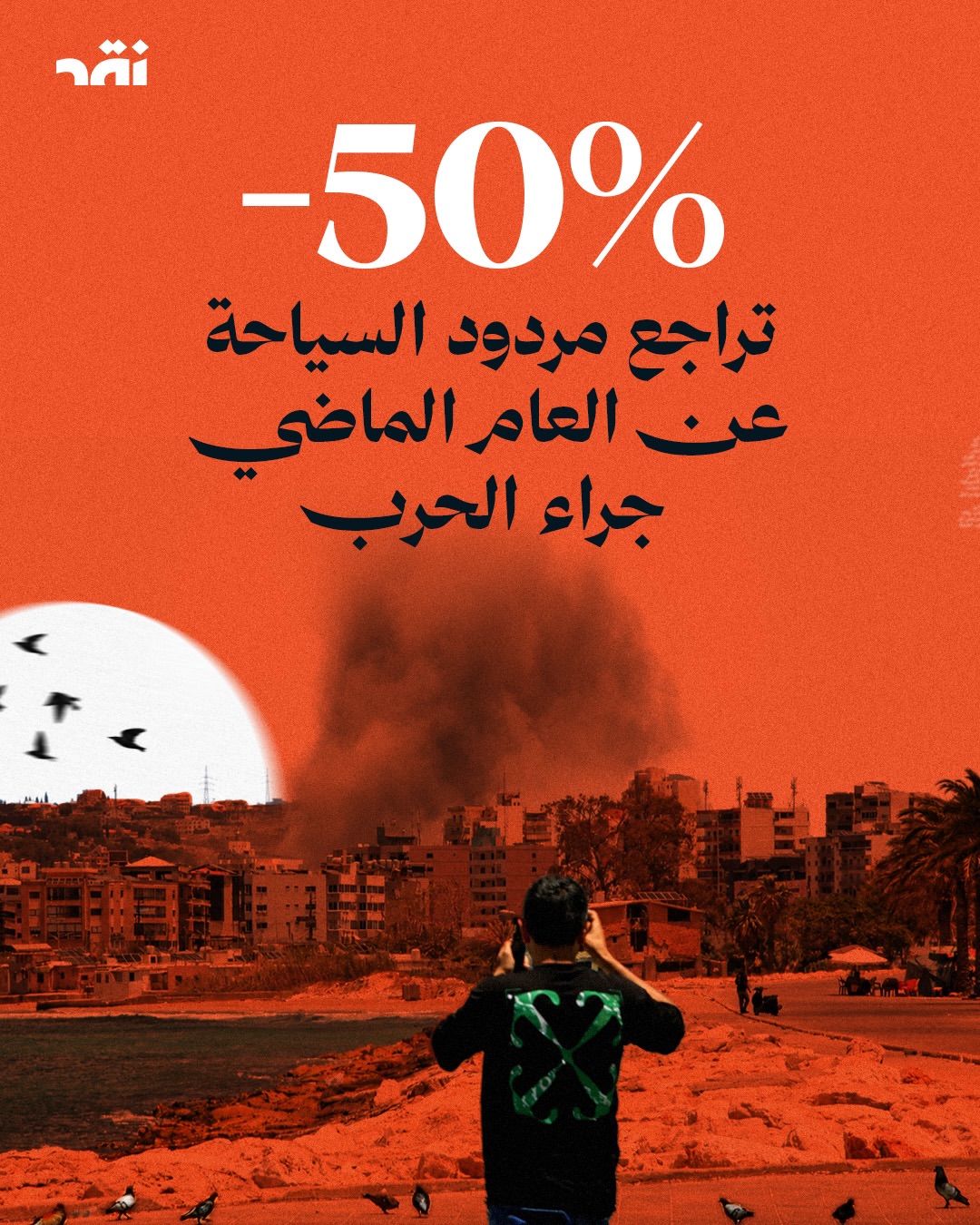 -50% تراجع مردود السياحة عن العام الماضي جراء الحرب